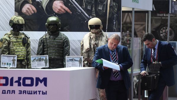 Body armor for service personnel on display at the Army 2017 International Military-Technical Forum in the Moscow Region. File photo - Sputnik International