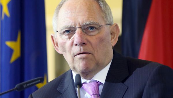 German Finance Minister Wolfgang Schaeuble takes part in a press conference about the customs audit in Berlin, Germany (File) - Sputnik International