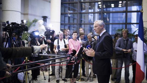 French Economy Minister Bruno Le Maire gives a press conference at Bercy Economy ministry in Paris (File) French Economy Minister Bruno Le Maire gives a press conference at Bercy Economy ministry in Paris (File) - Sputnik International