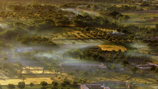 Aerial photo of fields somewhere in Urozgan Province Aerial photo of fields somewhere in Urozgan Province - Sputnik International