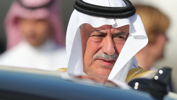 Saudi Arabia's State Minister Ibrahim al-Assaf arrives for the G-20 summit in Hamburg, northern Germany, Thursday, July 6, 2017. The leaders of the group of 20 meet July 7 and 8. - Sputnik International