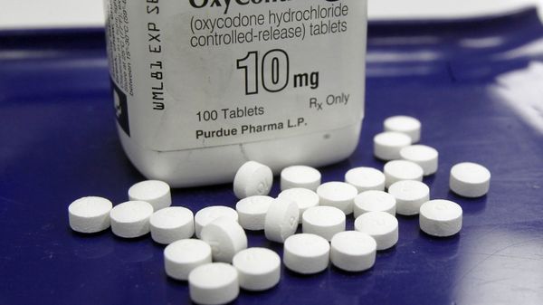 OxyContin pills arranged for a photo at a pharmacy in Montpelier, Vermont - Sputnik International