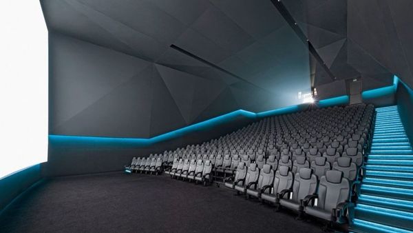 Interior Dolby Laboratories, Inc. screening theatre in San Francisco, California - Sputnik International