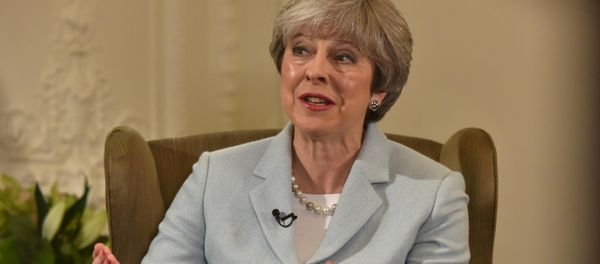 Britain's Prime Minister Theresa May speaks on the BBC's Andrew Marr Show, in this photograph received via the BBC, in her Maidenhead constituency in Britain January 6, 2018 Britain's Prime Minister Theresa May speaks on the BBC's Andrew Marr Show, in this photograph received via the BBC, in her Maidenhead constituency in Britain January 6, 2018 - Sputnik International