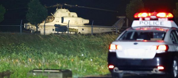 A U.S. attack helicopter that made an emergency landing is seen in Yomitan on Okinawa island, Japan in this photo taken by Kyodo on January 8, 2018 A U.S. attack helicopter that made an emergency landing is seen in Yomitan on Okinawa island, Japan in this photo taken by Kyodo on January 8, 2018 - Sputnik International