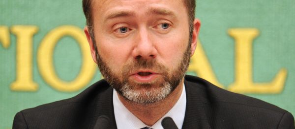 Norwegian Trade and Industry Minister Trond Giske speaks during a press conference at the Japan National Press Club in Tokyo on May 11, 2012 - Sputnik International