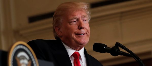 U.S. President Donald Trump answers a question during a joint news conference with Norwegian Prime Minister Erna Solberg at the White House in Washington, U.S., January 10, 2018 - Sputnik International