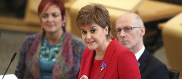 First Minister Nicola Sturgeon during First Minister's Questions at the Scottish Parliament in Edinburgh, Scotland, Thursday Oct. 26, 2017 - Sputnik International