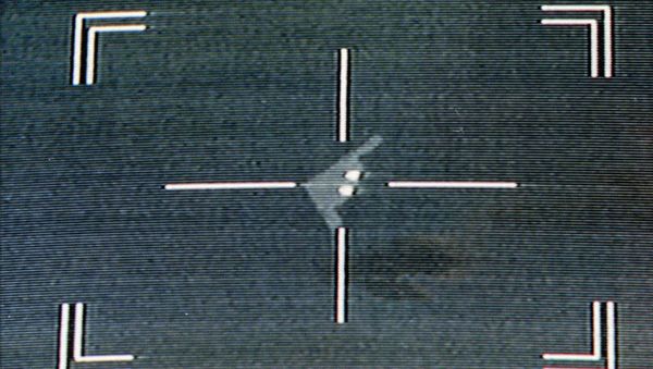 anti-aircraft missile system crosshairs are seen on a US Air Force B2 'Stealth' bomber anti-aircraft missile system crosshairs are seen on a US Air Force B2 'Stealth' bomber - Sputnik International