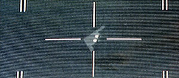 anti-aircraft missile system crosshairs are seen on a US Air Force B2 'Stealth' bomber anti-aircraft missile system crosshairs are seen on a US Air Force B2 'Stealth' bomber - Sputnik International