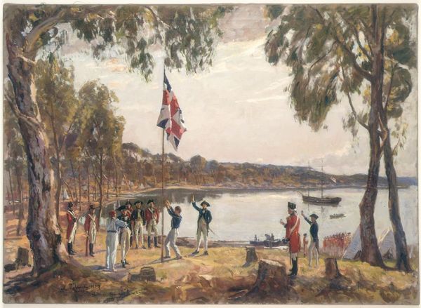 The Founding of Australia. By Capt. Arthur Phillip R.N. Sydney Cove, Jan. 26th 1788. Oil sketch - Sputnik International