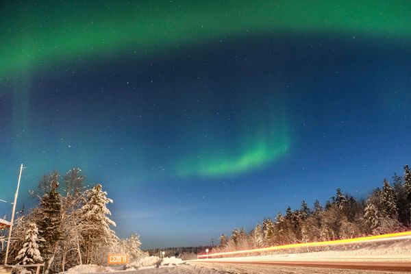Dancing Northern Lights in Russia's Arctic Port of Murmansk - Sputnik International