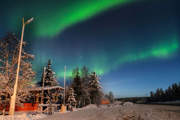 Dancing Northern Lights in Russia's Arctic Port of Murmansk - Sputnik International