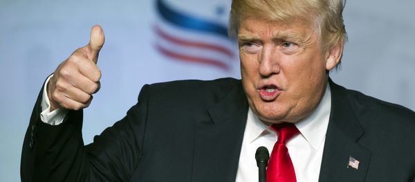 Republican presidential candidate Donald Trump gives a thumbs-up while addressing the Faith and Freedom Coalition's Road to Majority Conference in Washington. (File) - Sputnik International