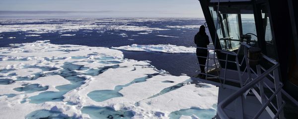 The Finnish icebreaker MSV Nordica sails through ice floating on the Chukchi Sea off the coast of Alaska, Sunday, July 16, 2017, while traversing the Arctic's Northwest Passage, the treacherous, ice-bound route where Norwegian explorer Roald Amundsen made the first successful transit in 1906 The Finnish icebreaker MSV Nordica sails through ice floating on the Chukchi Sea off the coast of Alaska, Sunday, July 16, 2017, while traversing the Arctic's Northwest Passage, the treacherous, ice-bound route where Norwegian explorer Roald Amundsen made the first successful transit in 1906 - Sputnik International
