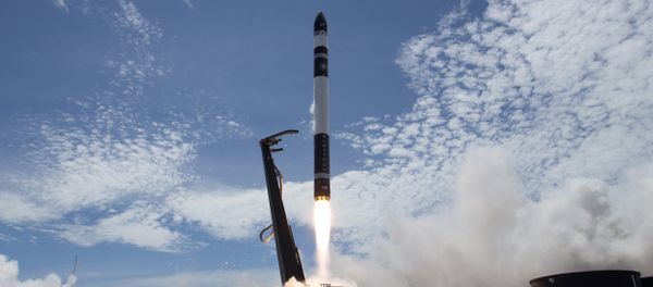 In this photo provided by Rocket Lab, Electron rocket carrying only a small payload of about 150 kilograms (331 pounds), lifts off from the Mahia Peninsula on New Zealand's North Island's east coast - Sputnik International