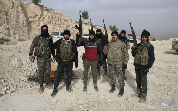 FSA fighters in Afrin, Syria FSA fighters in Afrin, Syria - Sputnik International