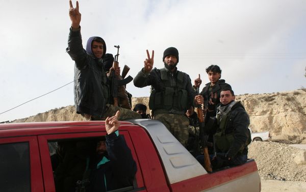 FSA fighters in Afrin, Syria FSA fighters in Afrin, Syria - Sputnik International