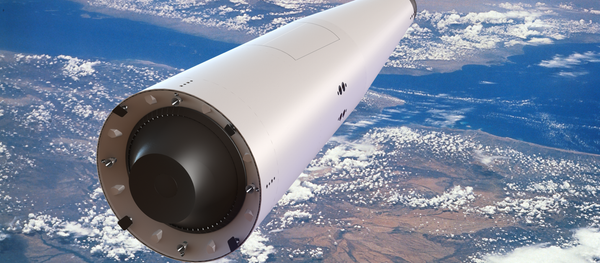 Korona launch vehicle in orbit, artist's rendering Korona launch vehicle in orbit, artist's rendering - Sputnik International