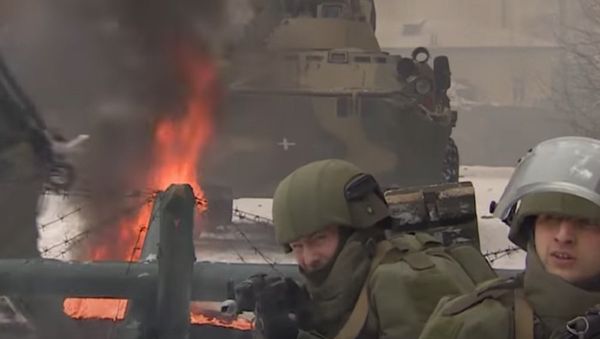 Drills of Russian engineering units - Sputnik International