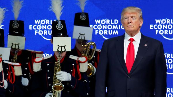 U.S. President Donald Trump is seen before his speech during the World Economic Forum (WEF) annual meeting in Davos, Switzerland January 26, 2018 U.S. President Donald Trump is seen before his speech during the World Economic Forum (WEF) annual meeting in Davos, Switzerland January 26, 2018 - Sputnik International