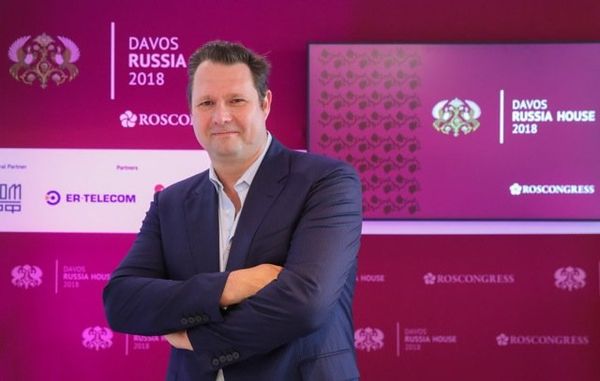 Dirk Ahlborn PDG de Hyperloop Transportation Technologies  (HTT), à la Maison Russe du Forum de Davos  - Sputnik International