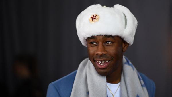 Tyler, the Creator arrives for the 60th Grammy Awards on January 28, 2018, in New York - Sputnik International