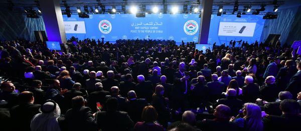 Sochi hosts Syrian National Dialogue Congress Sochi hosts Syrian National Dialogue Congress - Sputnik International