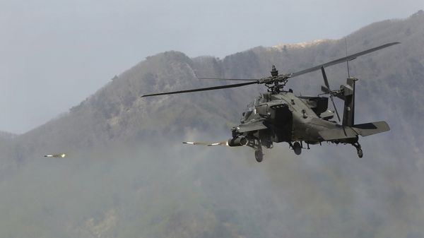 A U.S. Army's Apache helicopter (File) - Sputnik International