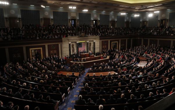 U.S. President Donald Trump delivers his State of the Union address to a joint session of the U.S. Congress on Capitol Hill in Washington, U.S. January 30, 2018 U.S. President Donald Trump delivers his State of the Union address to a joint session of the U.S. Congress on Capitol Hill in Washington, U.S. January 30, 2018 - Sputnik International