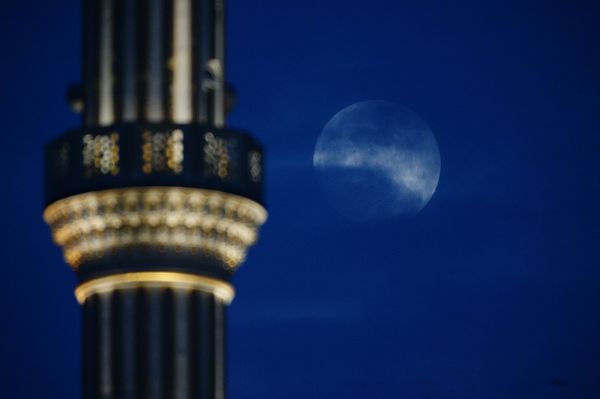 Super Blue Blood Moon Lunar Eclipse Seen Over the World - Sputnik International