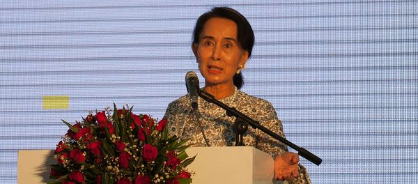 Myanmar's civilian leader Aung San Suu Kyi (File) - Sputnik International