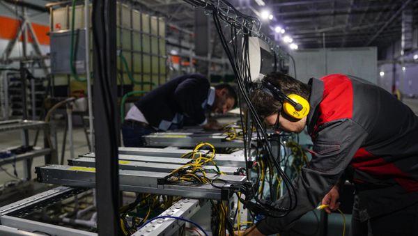 A mining-farm in the territory of a technopolis in Moscow. File photo - Sputnik International