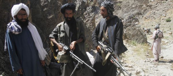 Members of a breakaway faction of the Taliban fighters guard during a patrol in Shindand district of Herat province, Afghanistan (File) - Sputnik International