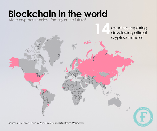 Blockchain in the world. Map - Sputnik International