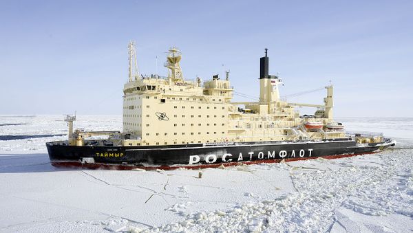 Nuclear-powered icebreaker Taymyr - Sputnik International