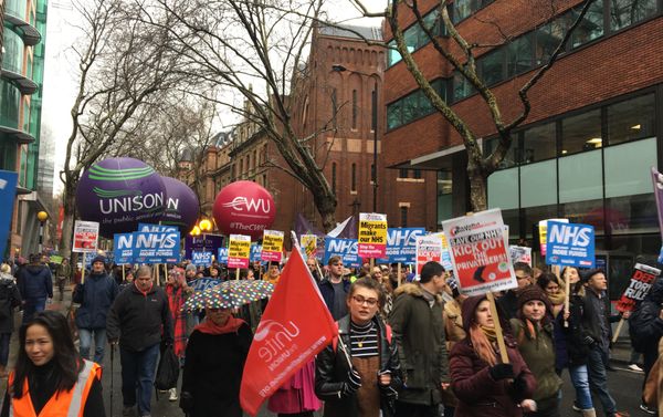 London march in support of the National Health Service (NHS) London march in support of the National Health Service (NHS) - Sputnik International