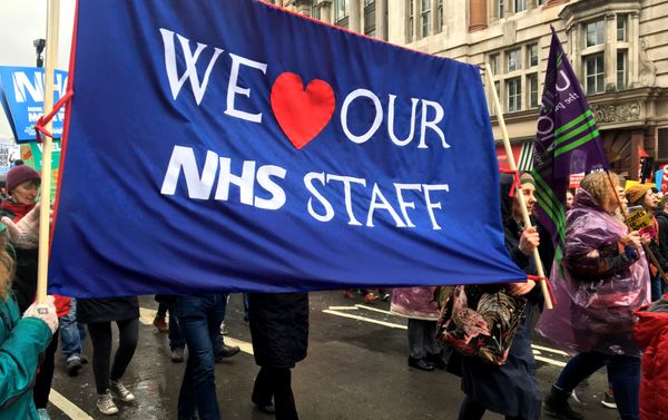 London march in support of the National Health Service (NHS) London march in support of the National Health Service (NHS) - Sputnik International