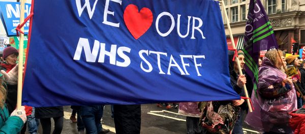 London march in support of the National Health Service (NHS) London march in support of the National Health Service (NHS) - Sputnik International