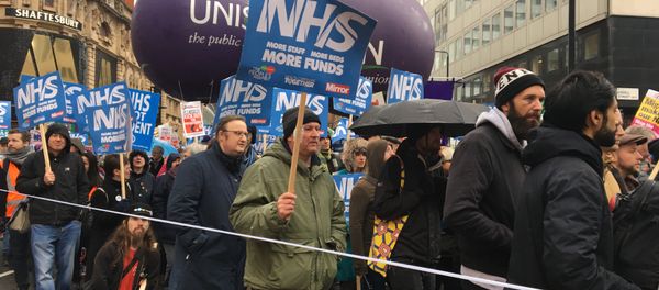 London march in support of the National Health Service (NHS) - Sputnik International