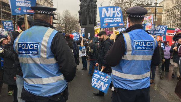 The London march in support of the National Health Service The London march in support of the National Health Service - Sputnik International