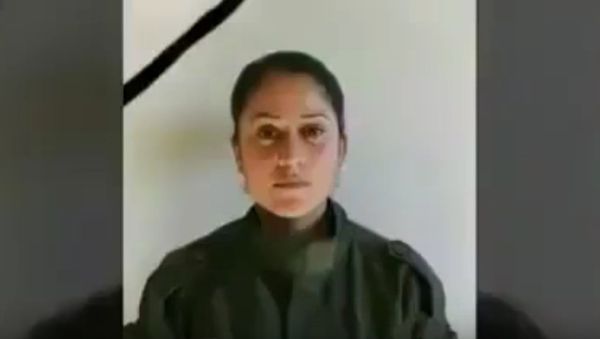 Kurdish YPG soldier Barin Kobani, formerly assigned to the Women's Protection Units. Video files of her badly-mutilated body were posted online. Turkish-backed militants invading Syria are accused of committing atrocities against foes on the Syria/Turkey border. - Sputnik International