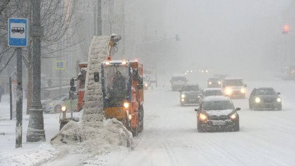 Snowfall in Moscow - Sputnik International