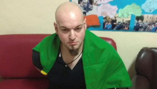 Luca Traini, 28, suspected by the Police of opening fire on African migrants, is seen in Macerata, Italy, February 3, 2018 - Sputnik International