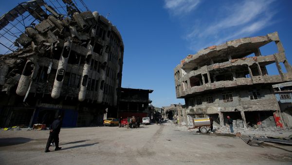 Destroyed buildings from previous clashes are seen in Mosul, Iraq January 28, 2018. Picture taken January 28, 2018 - Sputnik International