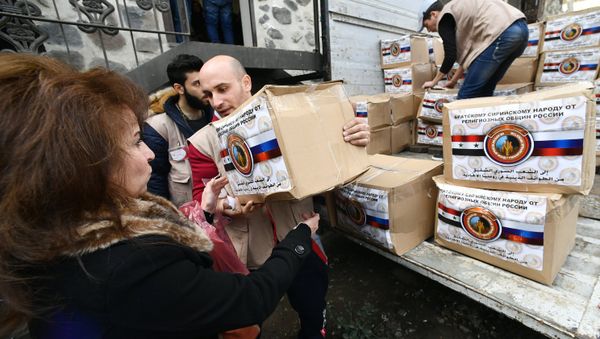 Representatives of different confessions deliver humanitarian aid to Syria from Russia - Sputnik International