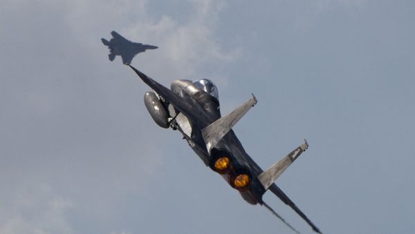 Two Israeli air force F-15s (File) - Sputnik International