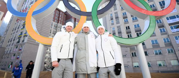 Russian athletes in the Pyeongchang Olympic Village Russian athletes in the Pyeongchang Olympic Village - Sputnik International