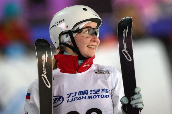 Kristina Spiridonova (Russia) during the aerials competition at the 2016–17 FIS Freestyle Skiing World Cup Moscow. (File) - Sputnik International