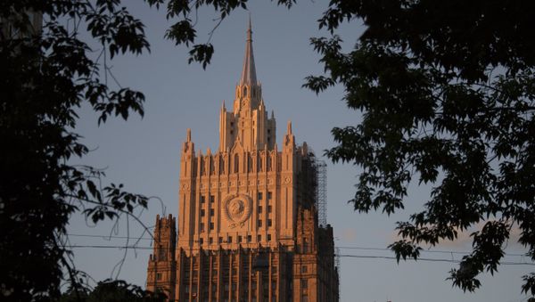 The building of the Russian Foreign Ministry in Moscow The building of the Russian Foreign Ministry in Moscow - Sputnik International